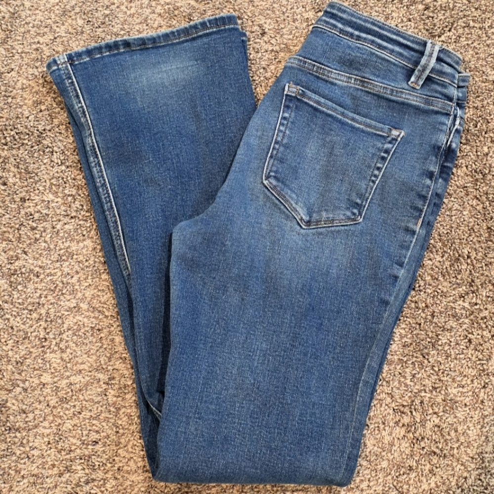 High Rise Blue Jeans